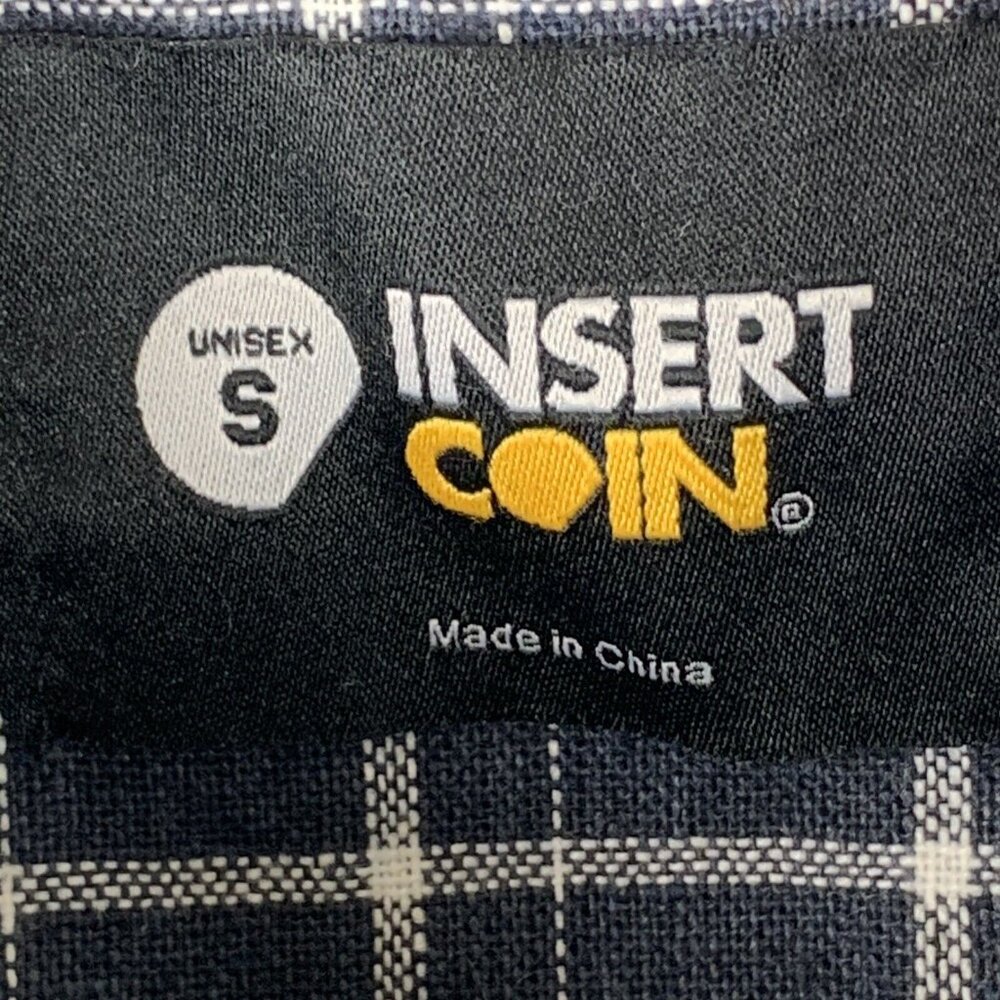 Borderlands Insert Coin Unisex Varsity Jacket S Black & Gray With Striped Cuffs - Picture 5 of 9